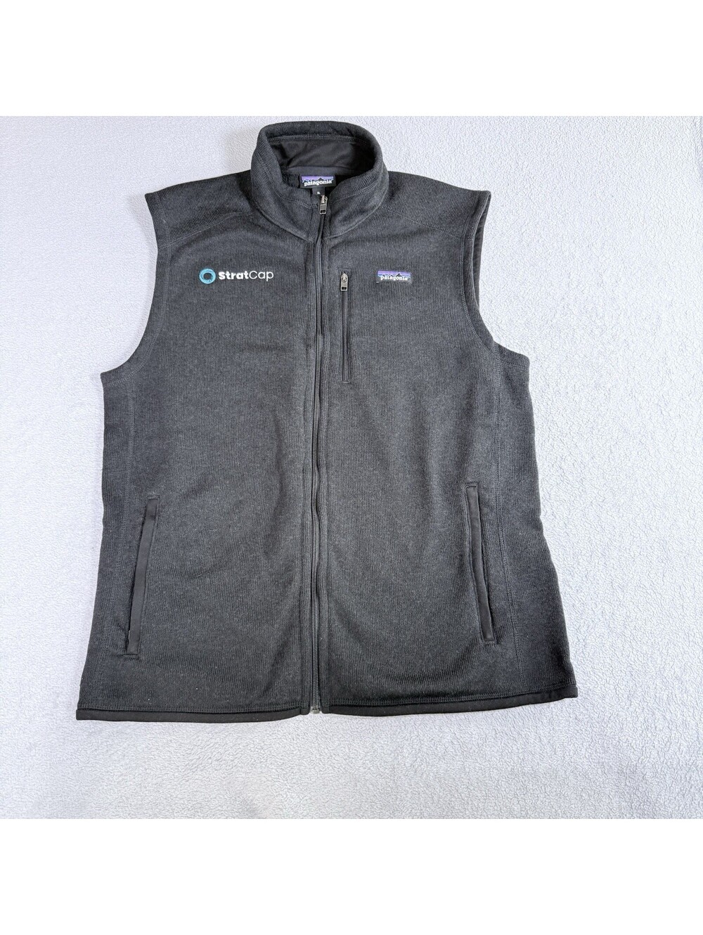 Patagonia Better Sweater Full Zip Vest Mens Large Size XL Company Logo